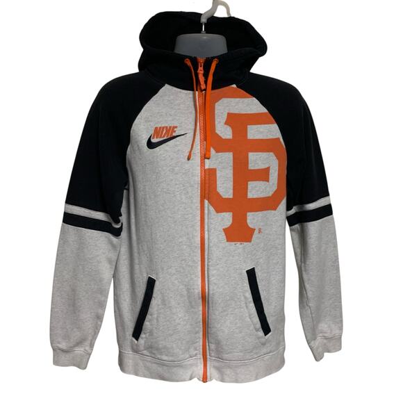 Nike MLB San Francisco Giants Zip Up Hoodie Mens Size S - Picture 2 of 9